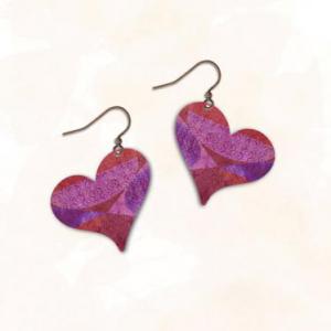 Handcrafted Heart Earrings