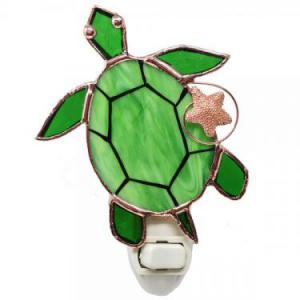 Stained Glass Sea Turtle Nightlight