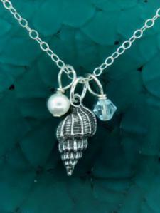 Silver Sea Shell Necklace