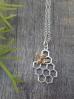 Honey Bee With Honeycomb Necklace