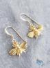 Gold Flying Bumblebee Earrings