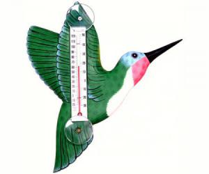 Songbird Essentials Hummingbird Window Thermometer