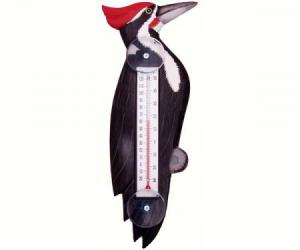 Woodpecker Window Thermometer