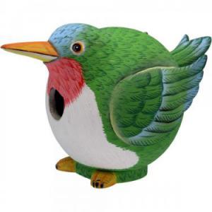 Hummingbird Wooden Gord-O Bird House