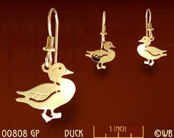 Duck Earrings