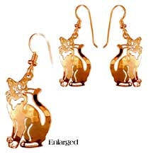 Wild Bryde Socks Kitty Earrings