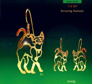 Wild Bryde Strutting Siam Earrings