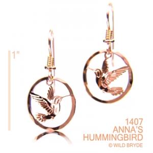 Wild Bryde Anna's Hummingbird Earrings