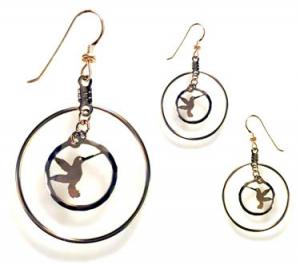 Double Loop Hummer Earrings