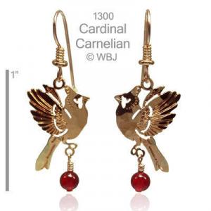 Wild Bryde Cardinal in Dogwood with Carne Earrings