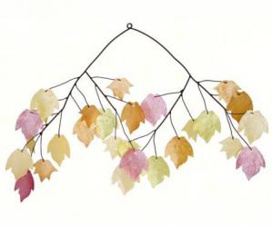 Autumn Leaves Capiz Wind Chime