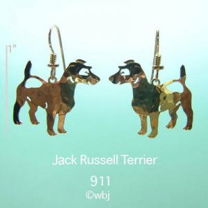Wild Bryde Jack Russell Terrier Earrings