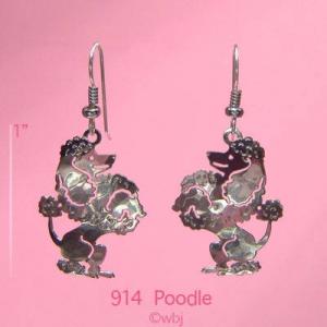 Poodle Earrings