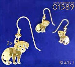 Lovable Labrador Pup Earrings