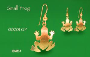 Small Frog Earrings