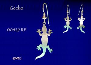 Gecko Earrings