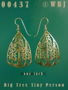 Big Tree Tiny Person Earrings