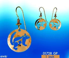 Golden Mantled Ground Squirrel Earrings