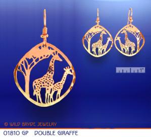 Double Giraffe Earrings