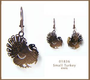 Small Turkey Earrings