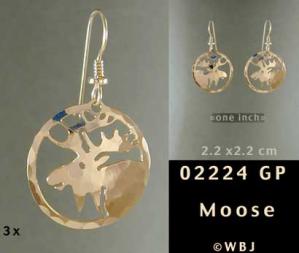 Moose Earrings