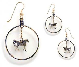 Trotter Hoop Earrings