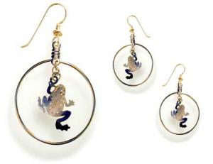 Toad Hoop Earrings