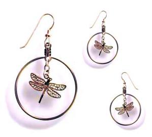 Fluttering Dragonfly Earrings