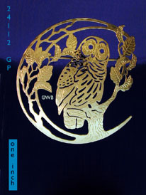 Barred Owl Pin