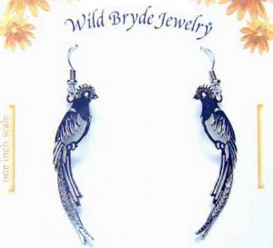 Wild Bryde Magnificent Quetzal Earrings
