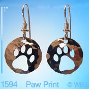 Wild Bryde Paw Print Earrings