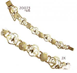 Panda Bracelet  with Chinese Lattice Designs Bracelet
