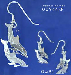Common Dolphins Earrings