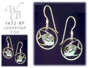 Look-Down Fish Earrings