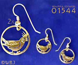 Beautiful Cockatiel Earrings