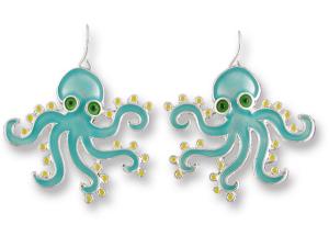 Zarlite Calypso Octopus Earrings