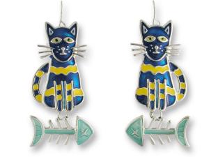 Zarlite Calypso Cat-Fish Earrings