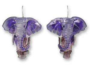 Zarlite Elephant Earrings