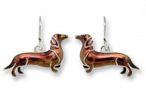 Zarlite Dachshund Earrings