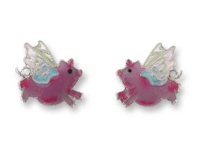 Zarlite Flying Pig Post Earrings
