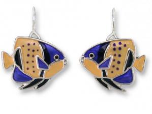 Zarlite Majestic Angelfish Earrings