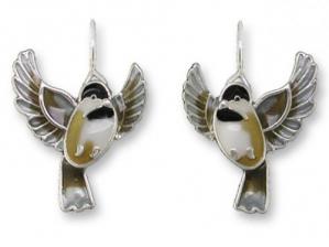 Zarlite Flying Chickadee Earrings