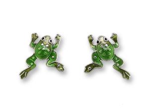 Zarlite Frog Post Earrings