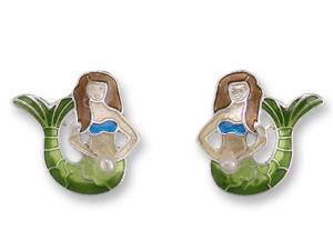 Zarlite Mermaid Post Earrings