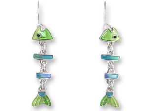 Zarlite Wiggly Fish Earrings