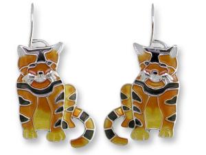 Zarlite Golden Tabby Earrings