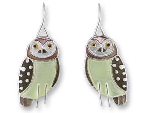 Zarlite Owl Earrings