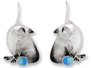 Zarlite Siamese Cat Earrings