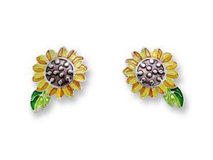 Zarlite Sunflower Post Earrings