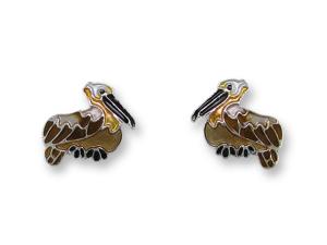 Zarlite Pelican Post Earrings